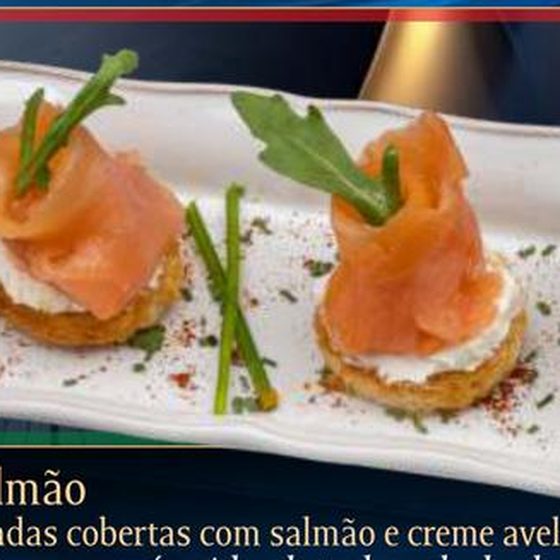 Canapés de Salmão
