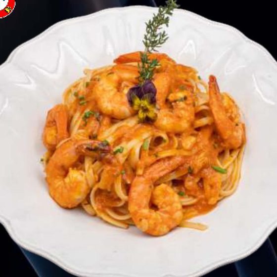 Linguini de Camarão