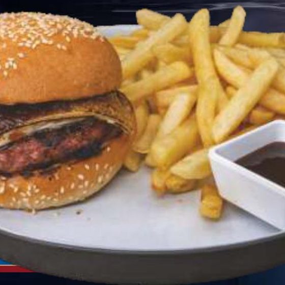 Golden Brie Burger