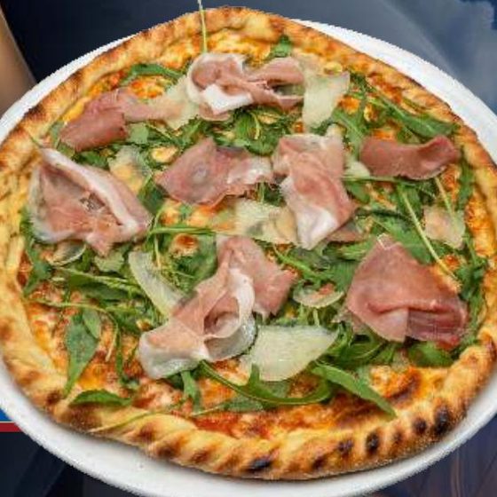 Pizza de Presunto