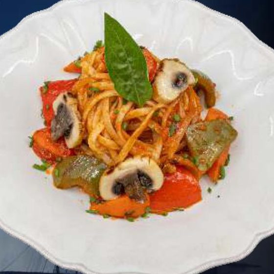 Esparguete com Vegetais