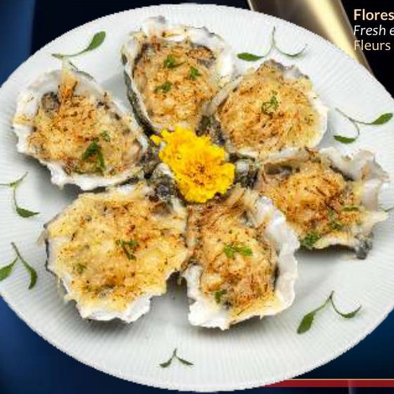 Ostras do Atlântico Gratinadas